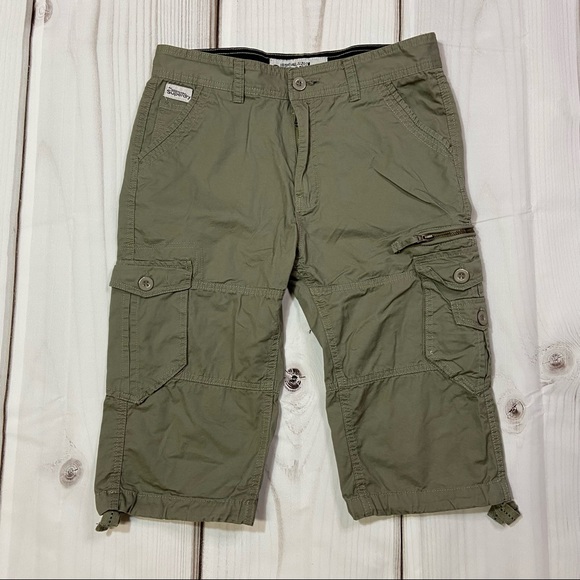 SUPERDRY Men’s Army Green Cargo Pants Size 32 - Picture 2 of 12